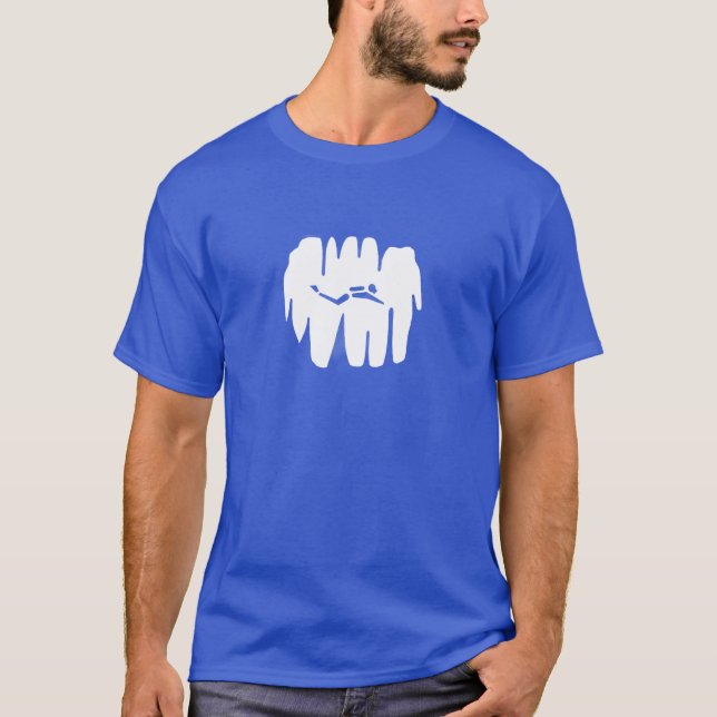 Camiseta ¡Salto de la cueva en el Yucatán! (Versión de (Anverso)