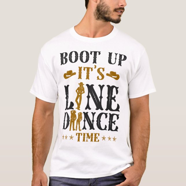 Camiseta Salto de línea arrancar es tiempo de baile de líne (Anverso)