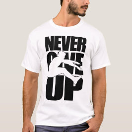 Camiseta salto de longitud Never Give Up