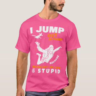 Camiseta Salto De Los Aviones Skydiver Paracaídas Buceo