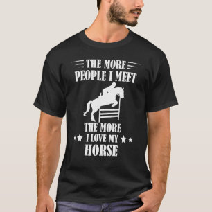 Camiseta Salto de Obstáculos El Show de Caballos Inglés de