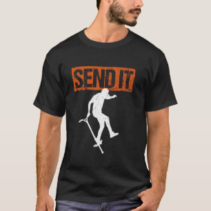 Camiseta Salto de Palo de Pogo Envíalo Campeón de Pogo Rebo