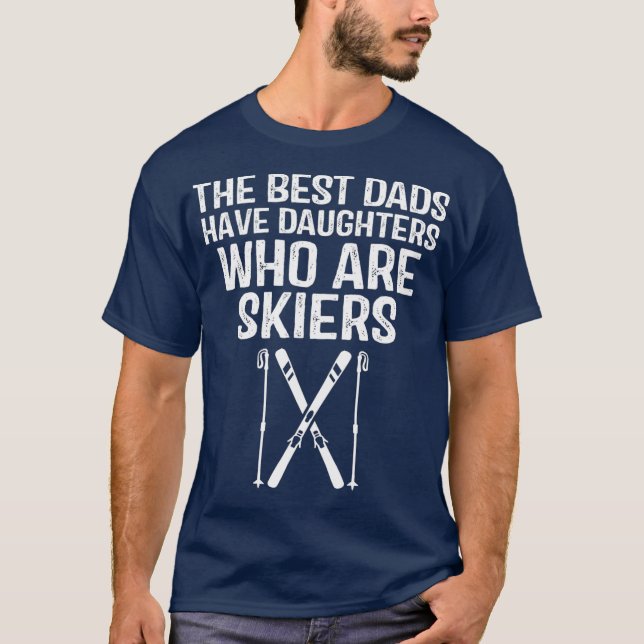 Camiseta Salto de papá El mejor papá que tiene hijas (Anverso)