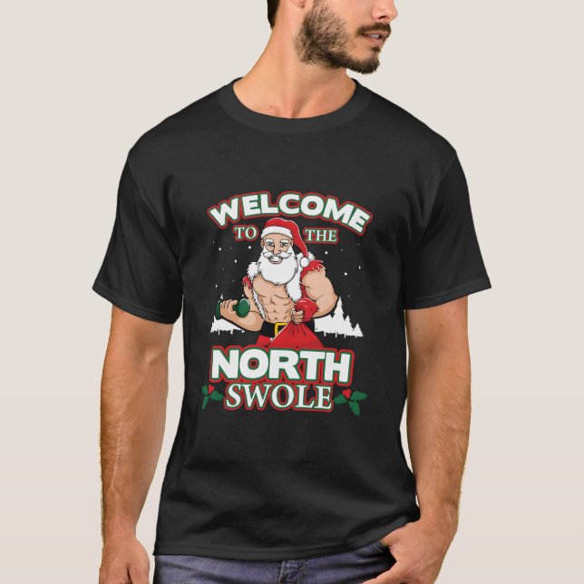 Camiseta Salto de peso del Gimnasio de elevación de peso de (Anverso)
