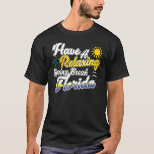 Camiseta Salto de primavera en el modo de viaje de vacacion