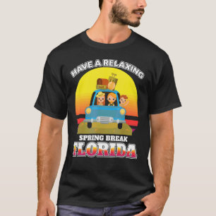Camiseta Salto de primavera en Florida Modo de vacaciones d