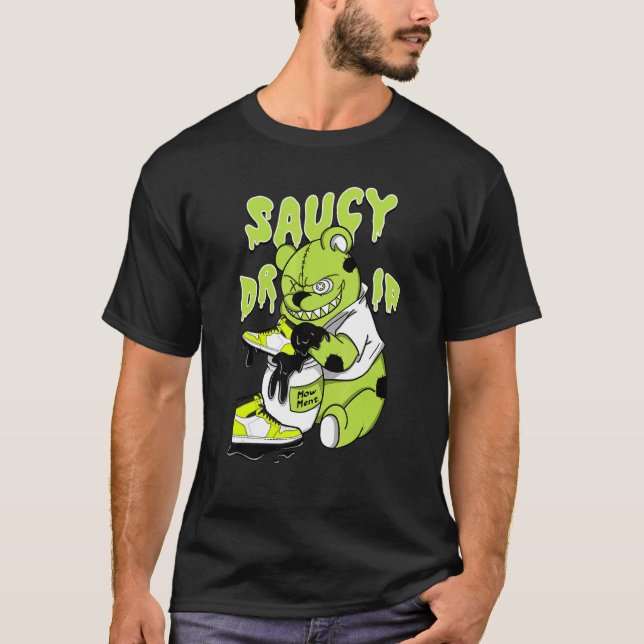 Camiseta Salto de salvoconducto retro alto de oro Visionari (Anverso)