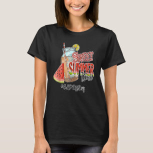 Camiseta Salto De Servicio Verano Descanso Dulce Tiempo De 