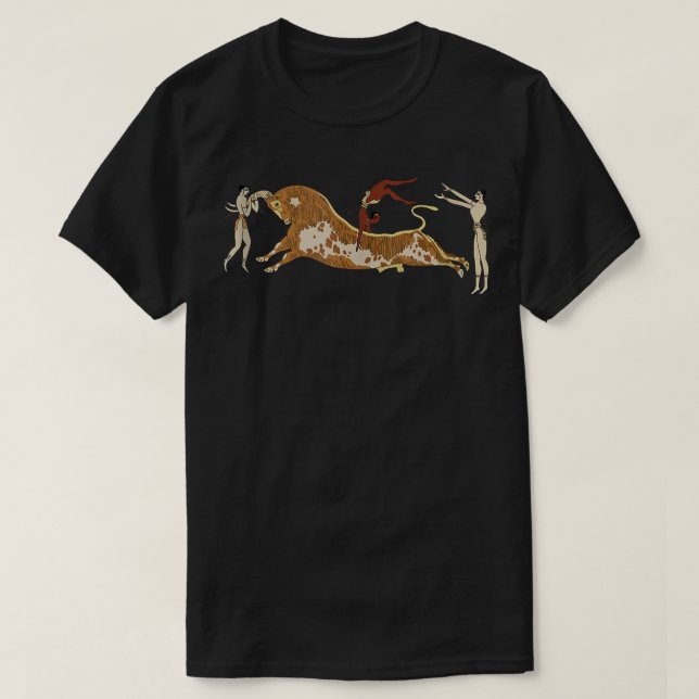Camiseta Salto de toros de Minoan (Diseño del anverso)