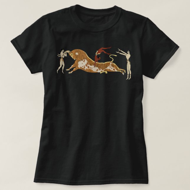 Camiseta Salto de toros de Minoan (Diseño del anverso)