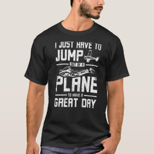 Camiseta Salto De Un Avión En Skydiving