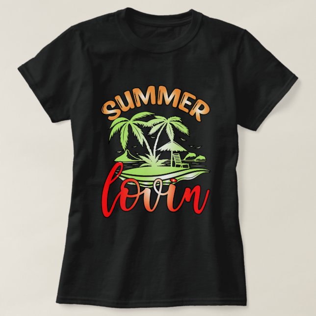 Camiseta Salto de verano de Summer Lovin (Diseño del anverso)