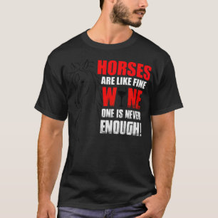 Camiseta Salto del espectáculo deportivo de amor a caballo