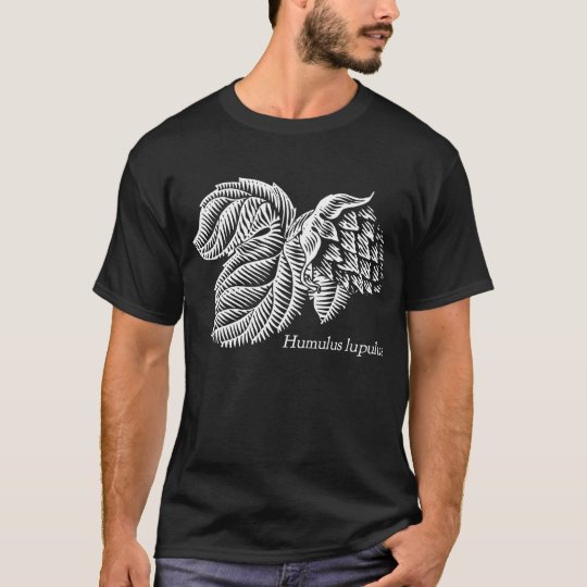 Camiseta Salto del lupulus del Humulus para la cerveza del