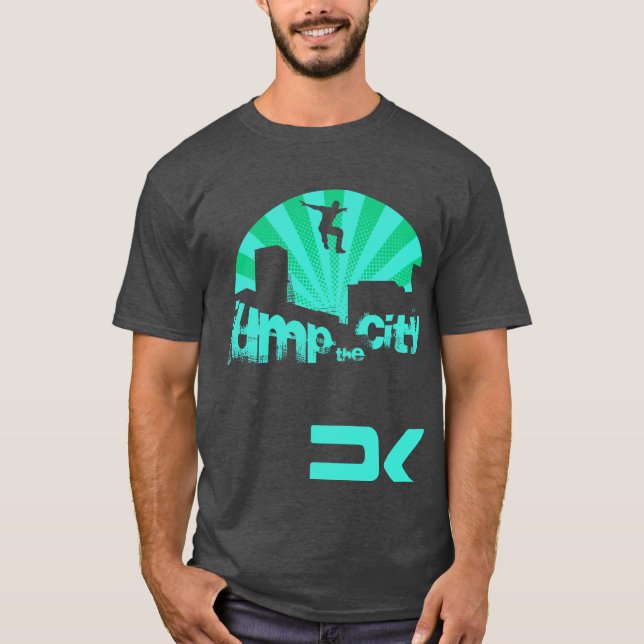 Camiseta Salto del tejado de Parkour (Anverso)