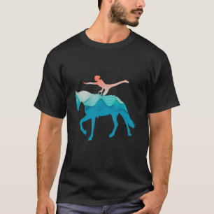Camiseta Salto ecuestre Caballo Salto ecuestre Salto ecuest