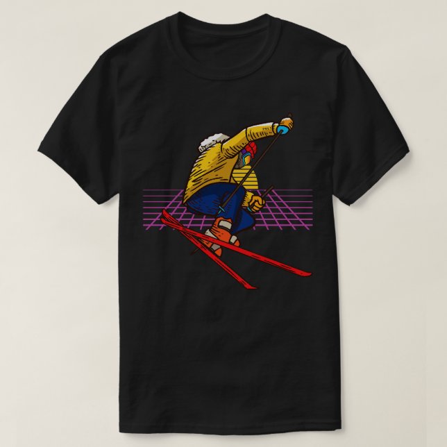 Camiseta Salto en Ski (Diseño del anverso)