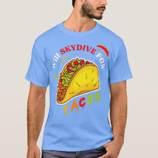 Camiseta Salto en Skydive para regalo de comida mexicana gr