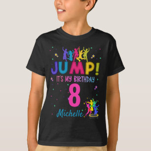 Camiseta Salto Fiesta Es mi cumpleaños Trampoline Bonza