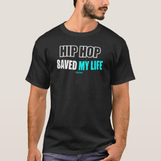 Camiseta Salto fresco de texto de rap de Hiphop