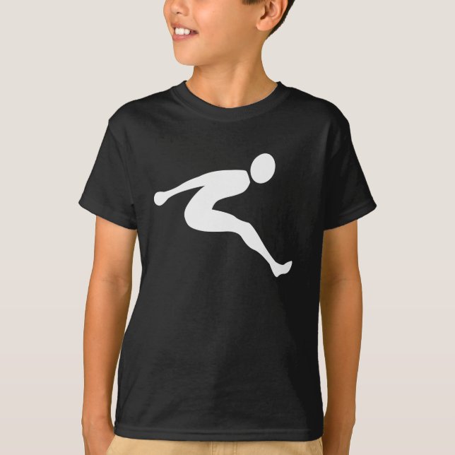 Camiseta Salto largo - Blanco (Anverso)