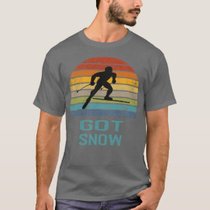 Camiseta Salto largo retro en esquí