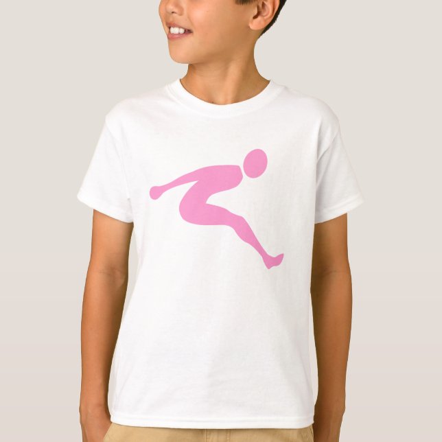 Camiseta Salto largo - Rosa (Anverso)