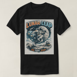 Camiseta Salto Lunar: Astronauta que Desafía la Gravedad
