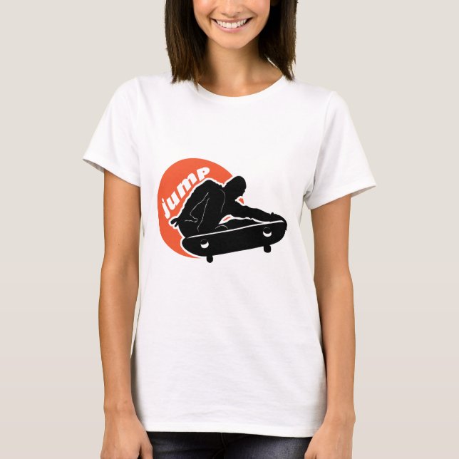 Camiseta Salto para patines (Anverso)