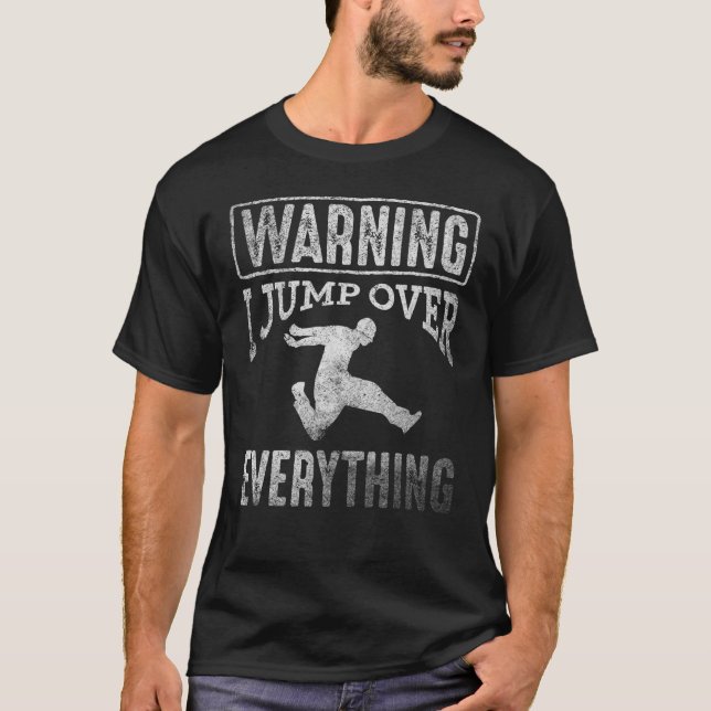 Camiseta Salto por todo lo que la gimnasia urbana Parkour G (Anverso)