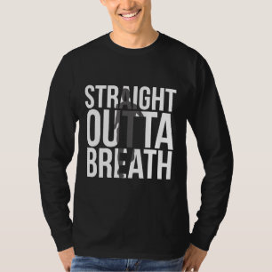 Camiseta Salto recto Corriendo Gif Fitness Tee