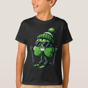 Camiseta Salto San Patrones Día Shamrock Clover Hombres Irl