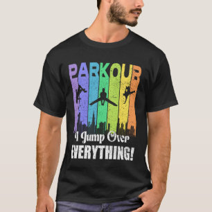 Camiseta Salto sobre todo Parkour Parcour Freerunning