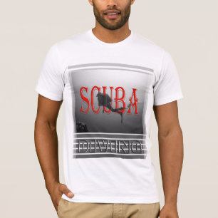 CAMISETA SALTO SUBACUÁTICO PROFUNDO FRESCO DEL BUCEADOR DE