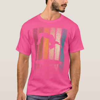 Camiseta Salto trasero Trampolín Saltando Tumbling Retro
