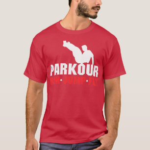 Camiseta Salto y vuelo del regalo de Parkour