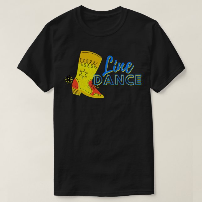 Camiseta Saltos de baile en línea (Diseño del anverso)
