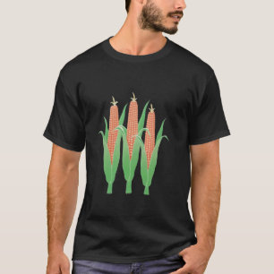 Camiseta Saltos de la manga de la vibra del maíz inspirada