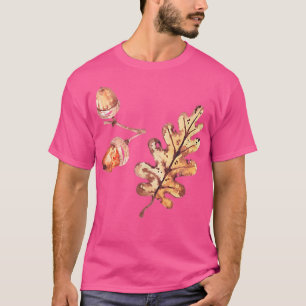 Camiseta Saltos De Otoño Y Acornos Caen Para Las Mujeres Th