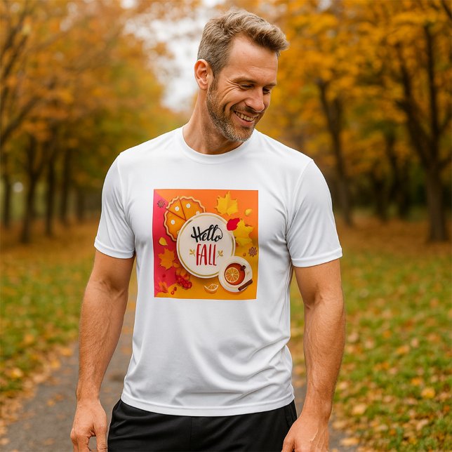 Camiseta Saltos de otoño y de calabaza (Subido por el creador)