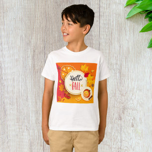 Camiseta Saltos de otoño y de calabaza