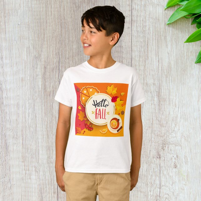 Camiseta Saltos de otoño y de calabaza (Subido por el creador)