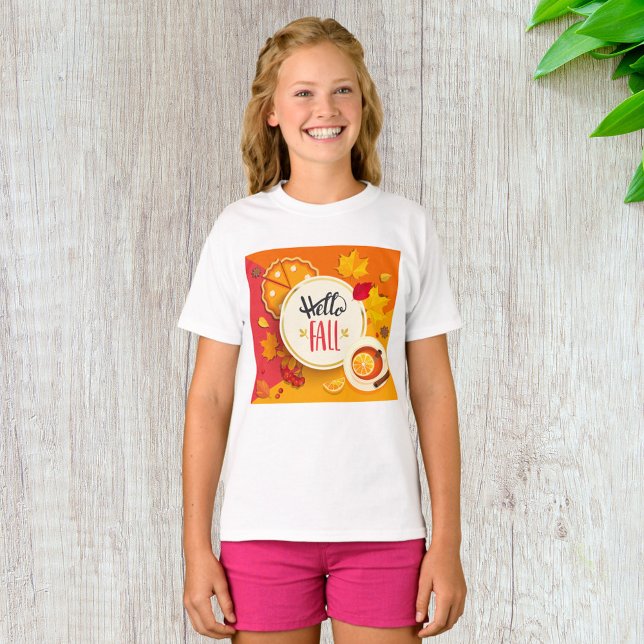 Camiseta Saltos de otoño y de calabaza (Subido por el creador)