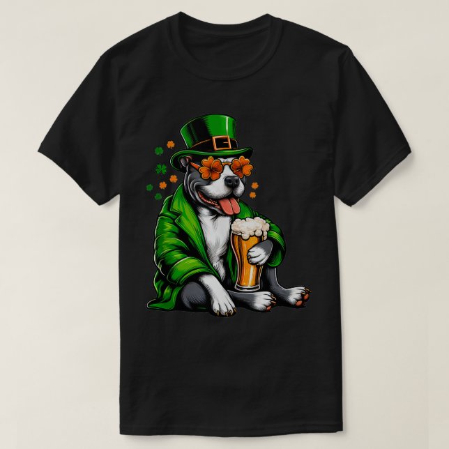 Camiseta Saltos De Tiras De Ropa Para Este Día De Patrones (Diseño del anverso)