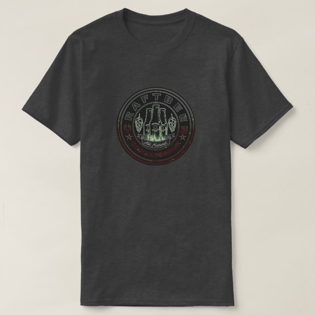 Camiseta Saltos del perito de la cerveza del arte (Diseño del anverso)