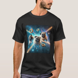 Camiseta Saltos En El Espacio Con Donuts Cute Chichos Chica