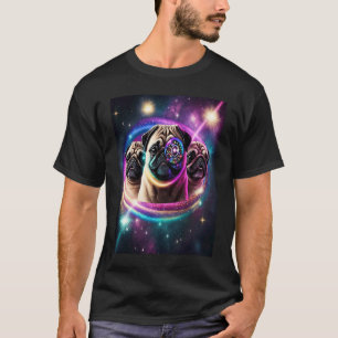 Camiseta Saltos En El Espacio Con Donuts Cute Chichos Chica