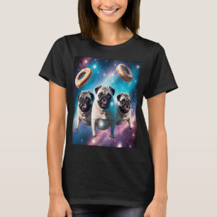 Camiseta Saltos En El Espacio Con Donuts Cute Chichos Chica
