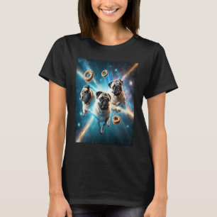 Camiseta Saltos En El Espacio Con Donuts Cute Chichos Chica