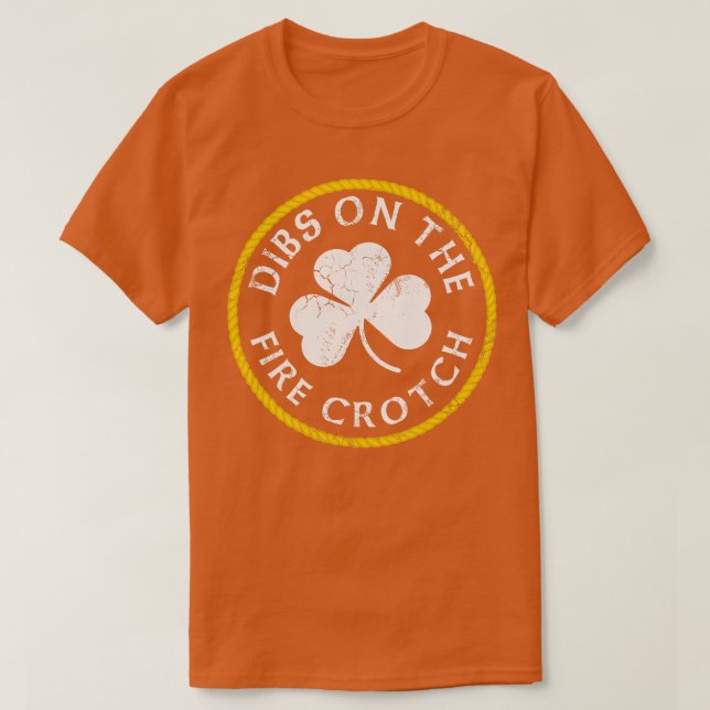 Camiseta Saltos En El Incendio Crotch Redhead Ginger St Pat (Diseño del anverso)